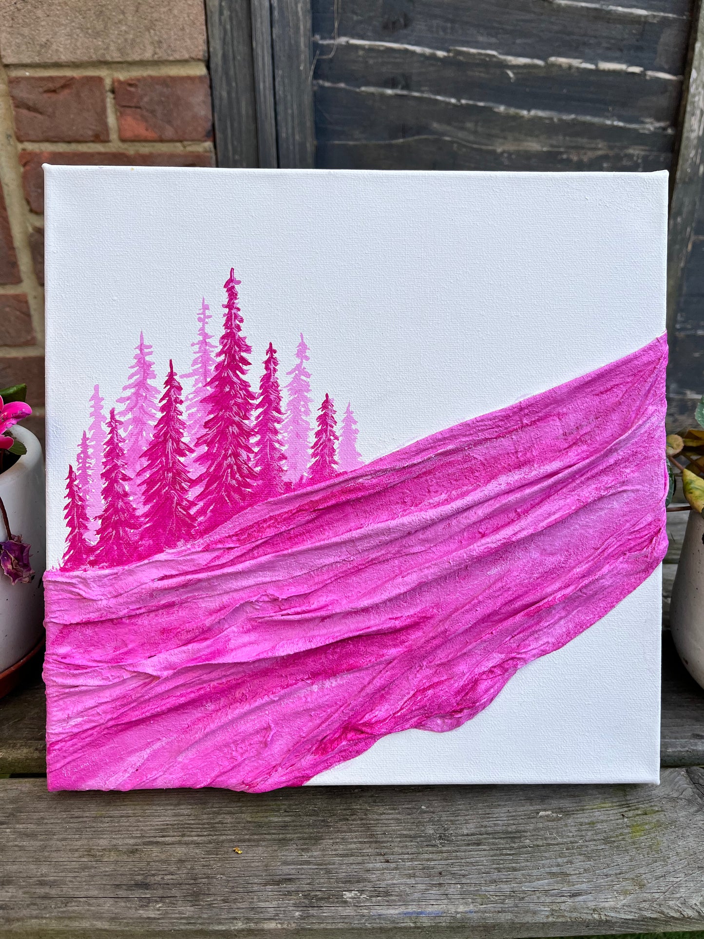 “Cache of Dreams” 12x12inch canvas