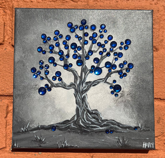 Blingy Blue Vine Tree
