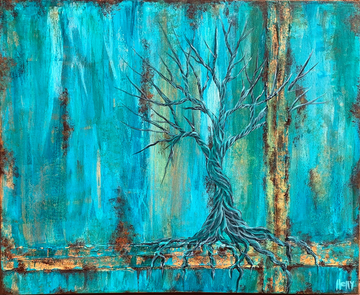 “Beauty in Decay” 50.5x40.5cm canvas
