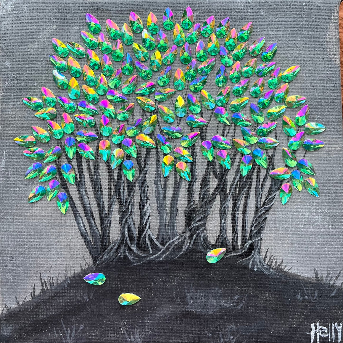 “Almost There Blingy Trees”