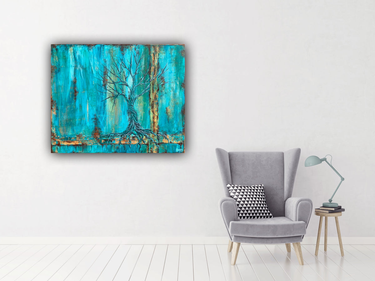 “Beauty in Decay” 50.5x40.5cm canvas