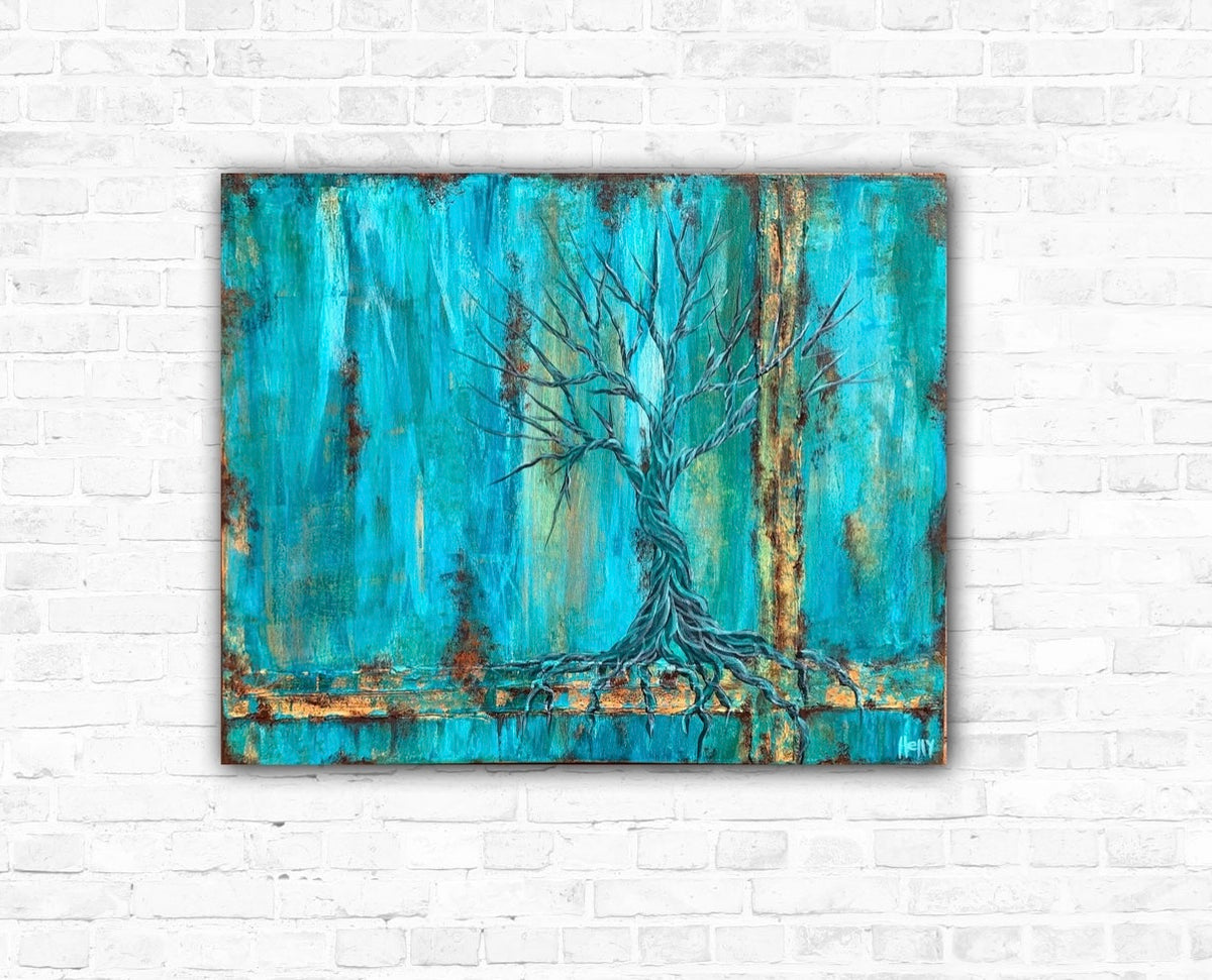 “Beauty in Decay” 50.5x40.5cm canvas