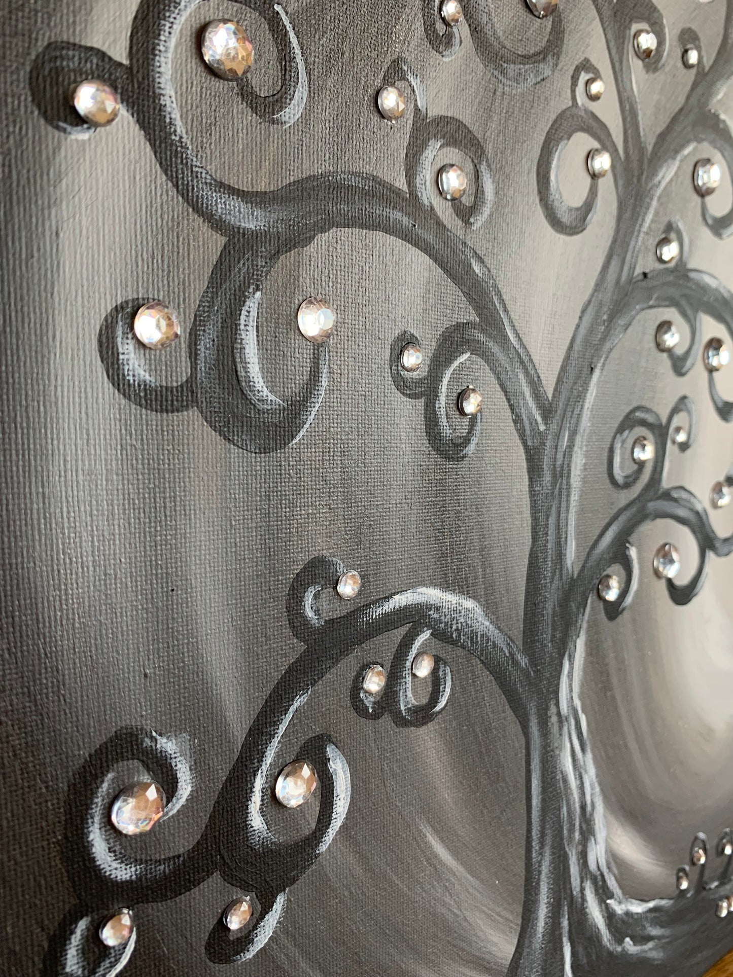 Twirly Monochrome Tree