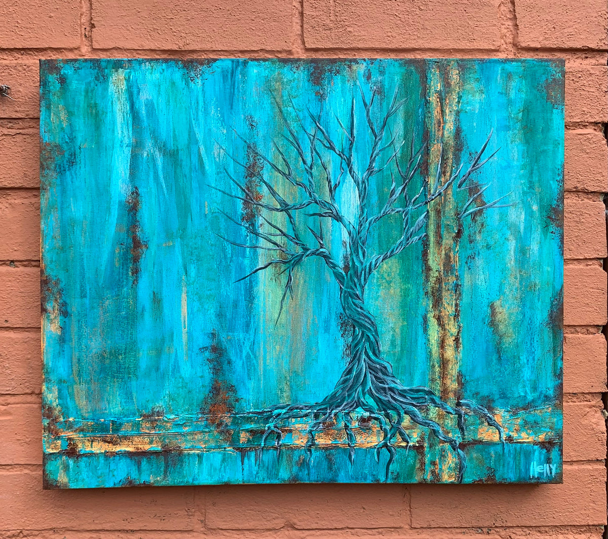 “Beauty in Decay” 50.5x40.5cm canvas