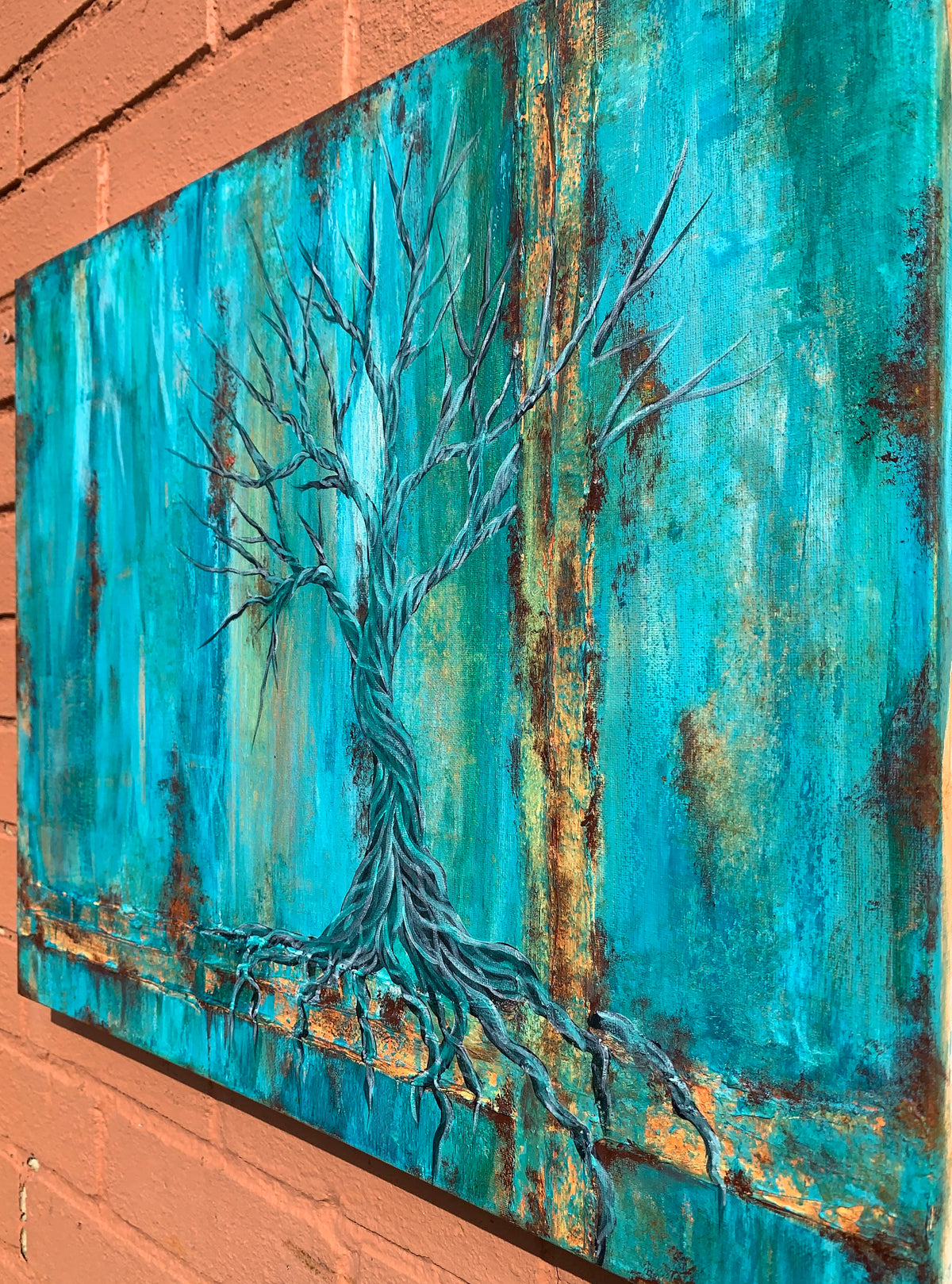 “Beauty in Decay” 50.5x40.5cm canvas