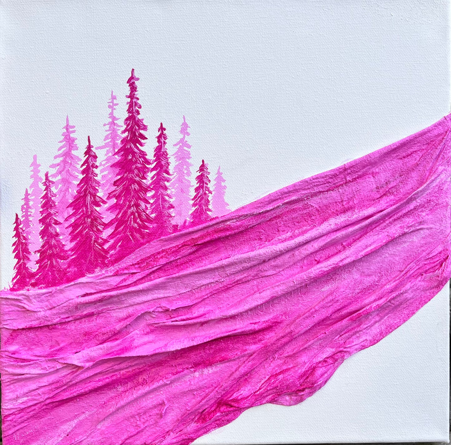 “Cache of Dreams”     12x12inch canvas