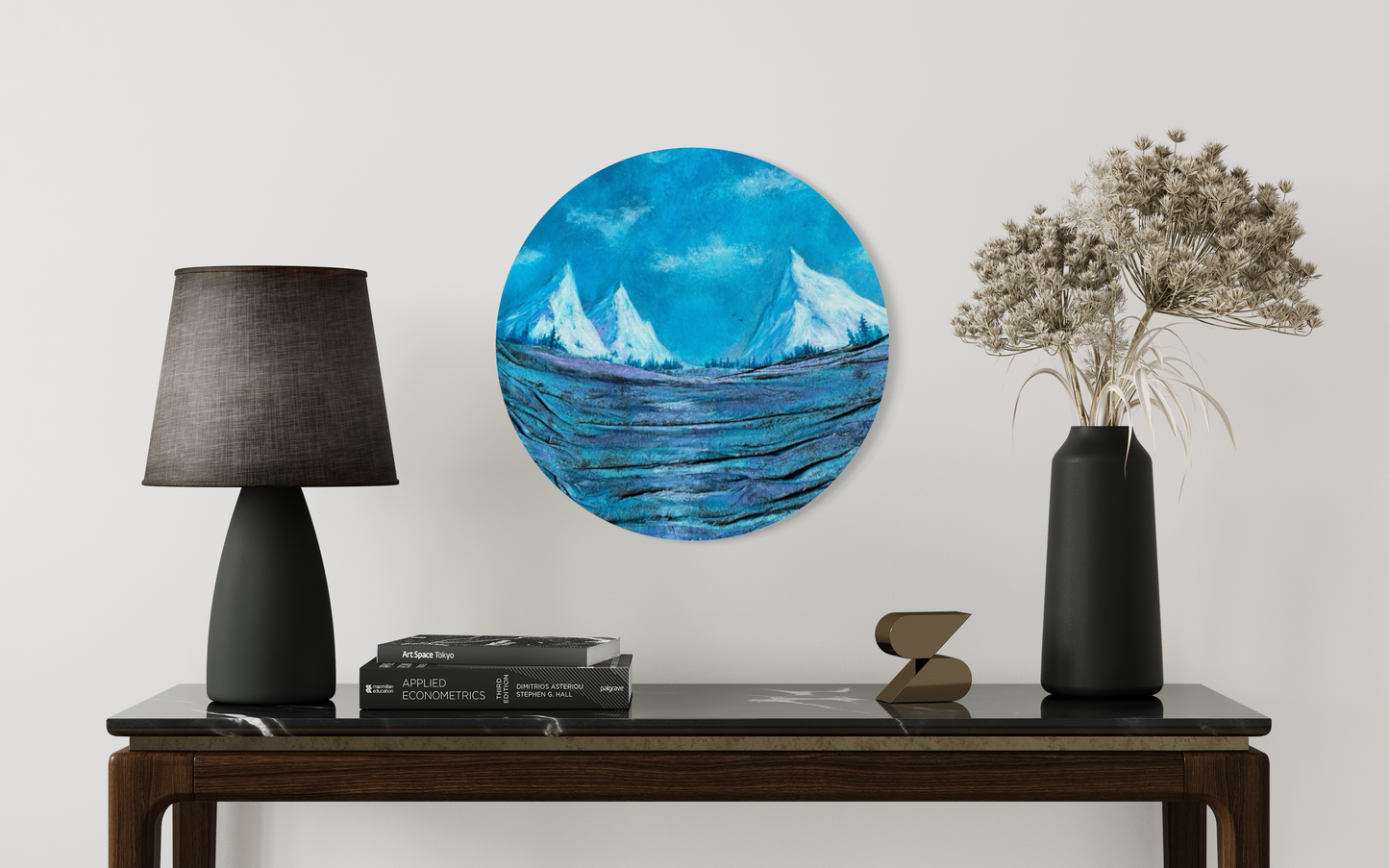 “Melody of the Mountains”     30cm Round Canvas