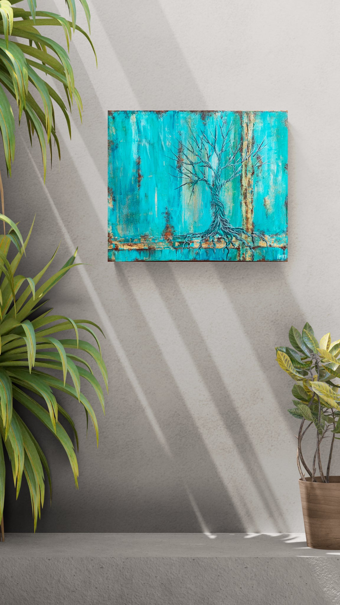 “Beauty in Decay” 50.5x40.5cm canvas