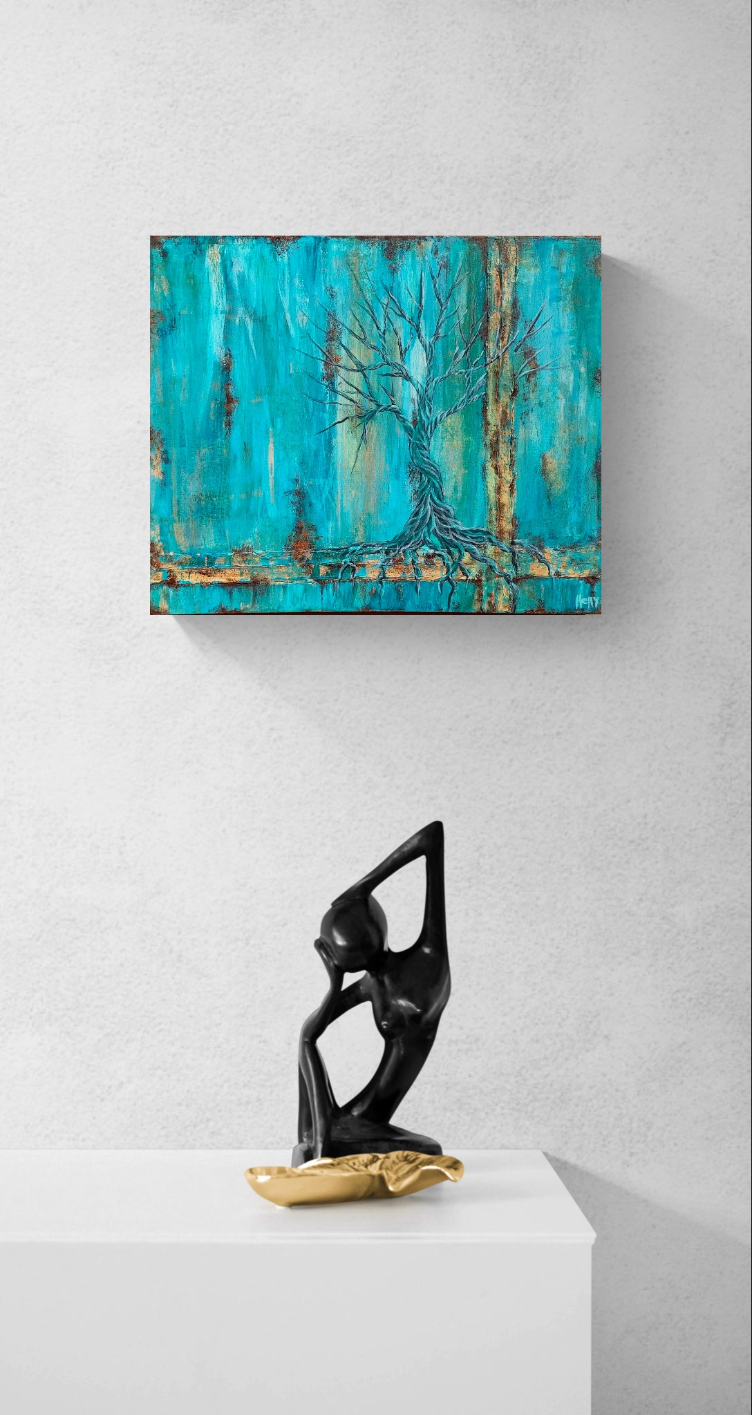 “Beauty in Decay” 50.5x40.5cm canvas